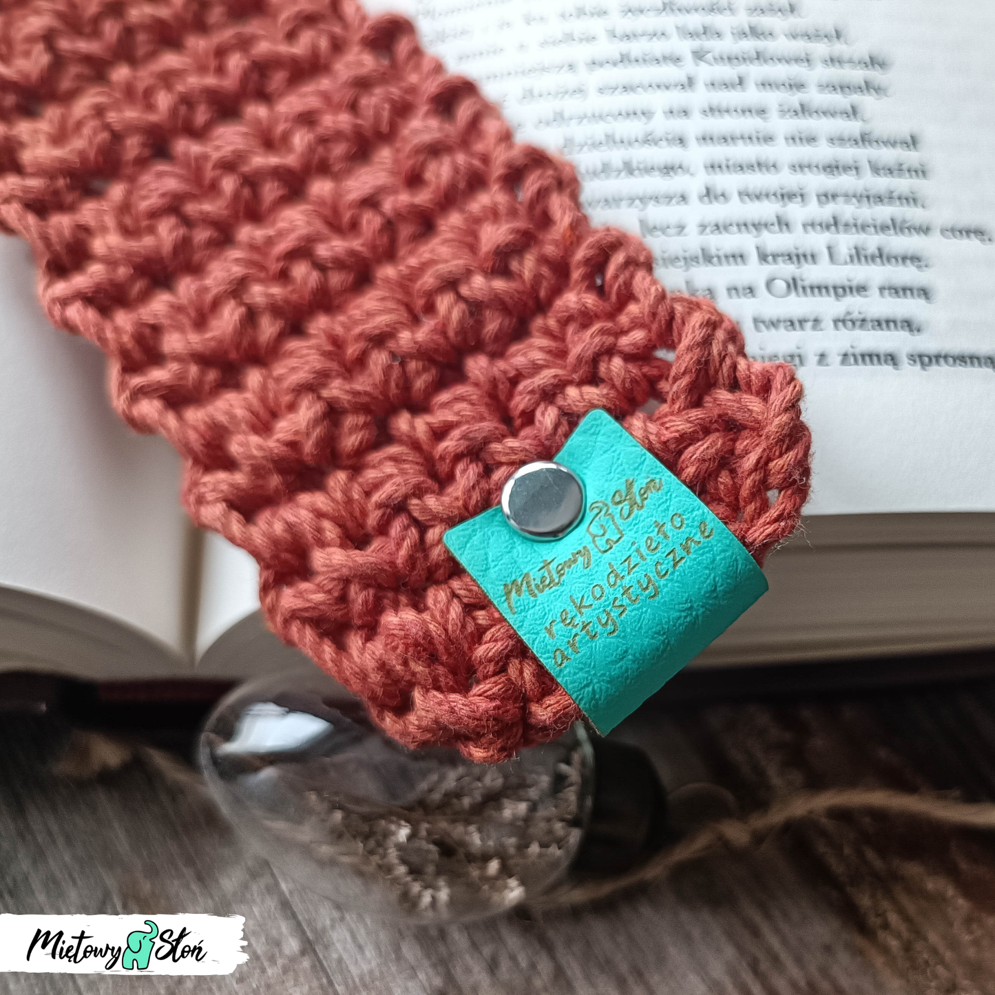 Zakładka do książki ~ sznurkowa ~ dynia
