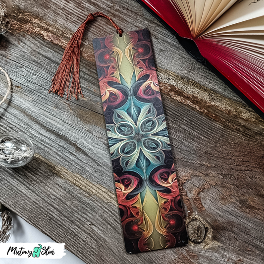 Zakładka do książki ~ drewniana ~ abstrakcja