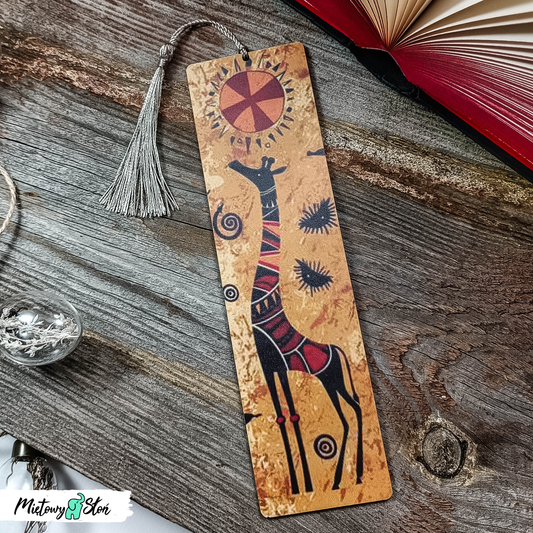 Zakładka do książki ~ drewniana ~ Afryka