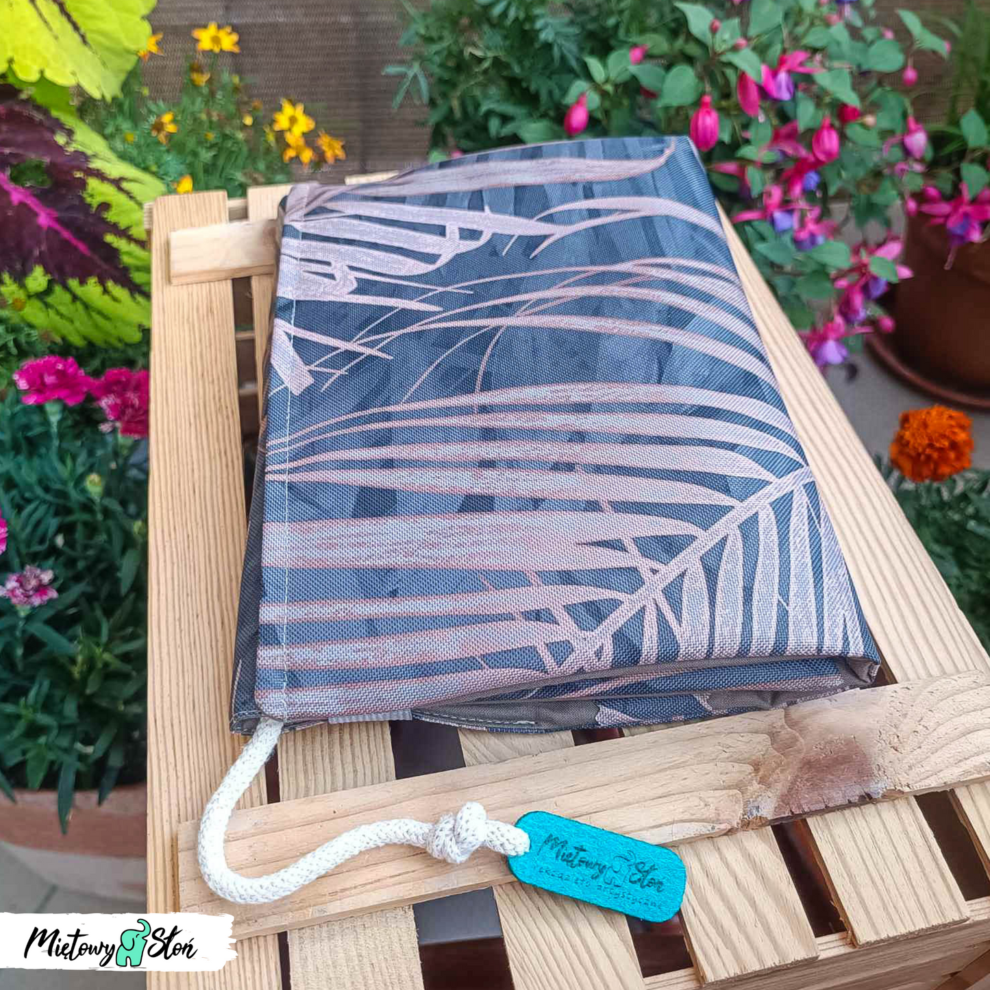 Otulacz / etui na książkę ~ brązowe gałązki