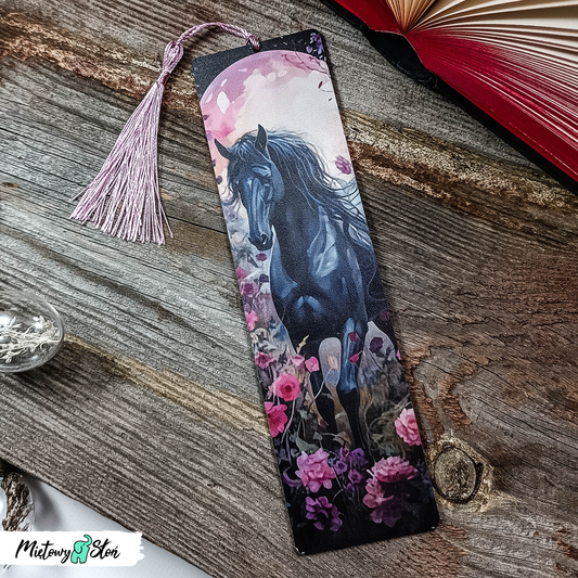 Zakładka do książki ~ drewniana ~ koń