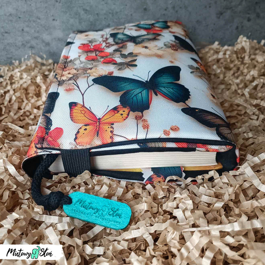Otulacz / etui na książkę ~ motyle