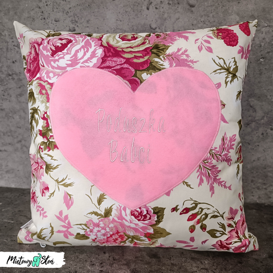 Poduszka Babci ~ cygańskie róże / róż