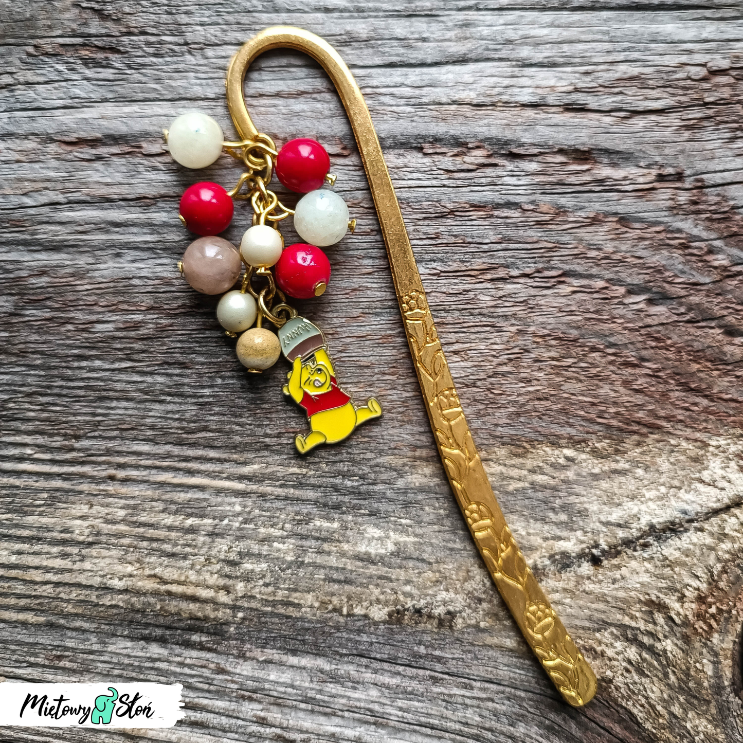 Zakładka do książki ~ metalowa ~ Kubuś Puchatek