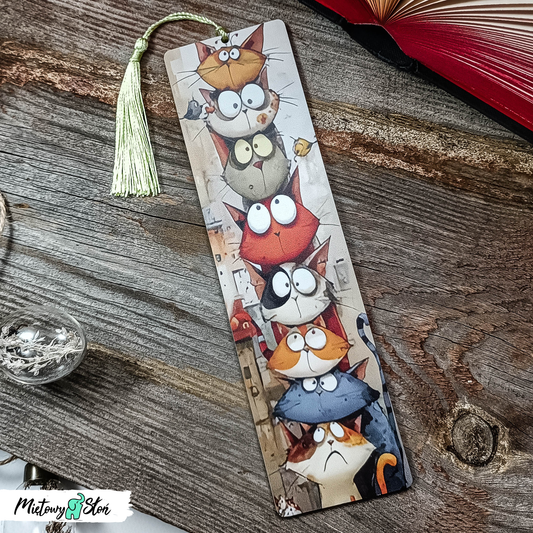 Zakładka do książki ~ drewniana ~ koteły