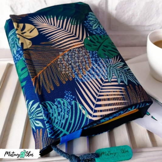 Otulacz / etui na książkę ~ jungle leaves